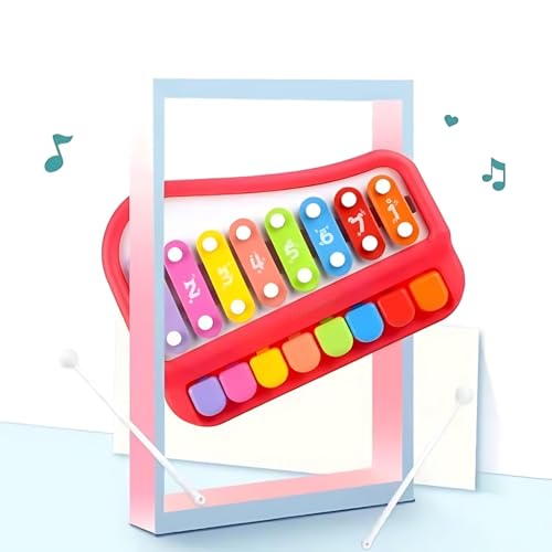 CountryLink 2 in 1 Piano Xylophone for Kids| Musical Toys for Kids Aged 1-3 Years Old, Multicolored Keyboard, Preschool Educational Musical Learning Toy for Baby Girls Boys - Image 2