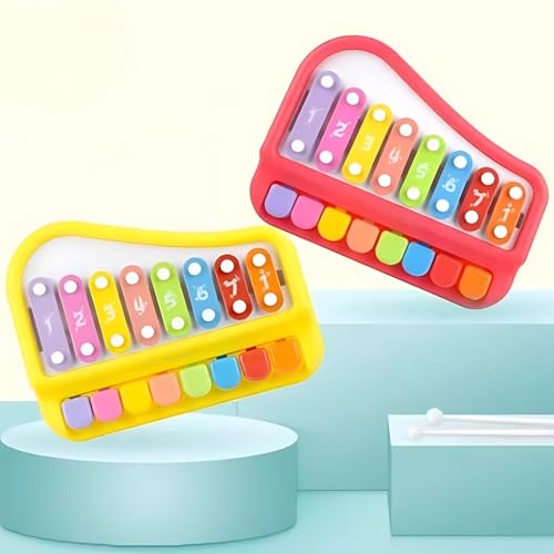 CountryLink 2 in 1 Piano Xylophone for Kids| Musical Toys for Kids Aged 1-3 Years Old, Multicolored Keyboard, Preschool Educational Musical Learning Toy for Baby Girls Boys - Image 3