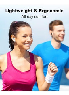 Sthxyfaith In-ear Earphones, Bluetooth Wireless Earbuds, Active Noise Cancellation, In-Ear Detection, Personalized Spatial Audio, One-Click Connection, HD Mic Wireless Earbuds, USB-C Charging, White  - Image 3