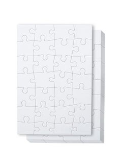 Mr. Pen- Blank Puzzle, 8 Pack, 28 Pieces/Pack, 5.5 x 8.1 Inches, White,  Blank Puzzles to Draw on, White Puzzle, All White Puzzle, Blank Puzzle  Pieces