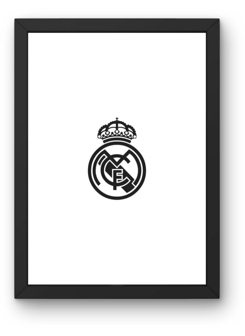 إطار ريال مدريد أسود ٤٠×٥٠ 