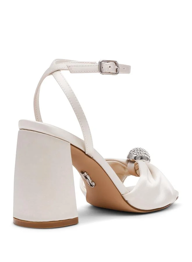 Steve Madden  Meladi Heeled Sandals - Ivory for Women | Best Price UAE
