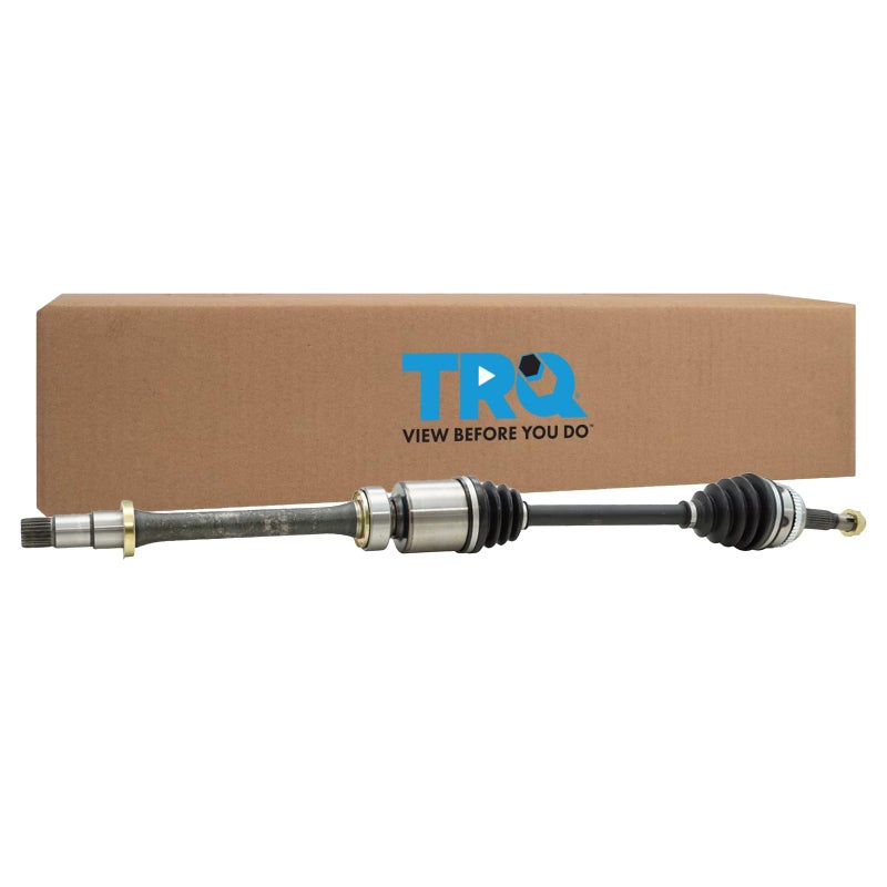 TRQ Front Right CV Axle Assembly Passenger Side Neoprene Boots Compatible with 20122017 Toyota Camry L4 25L