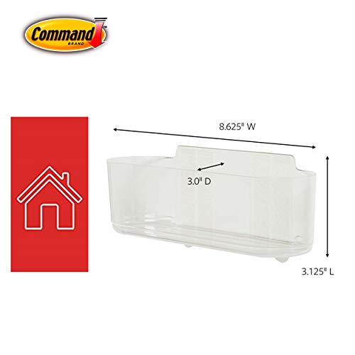Command Large Caddy, Organize Damage-Free, 1 caddy, 4 strips (HOM-15) - Image 2