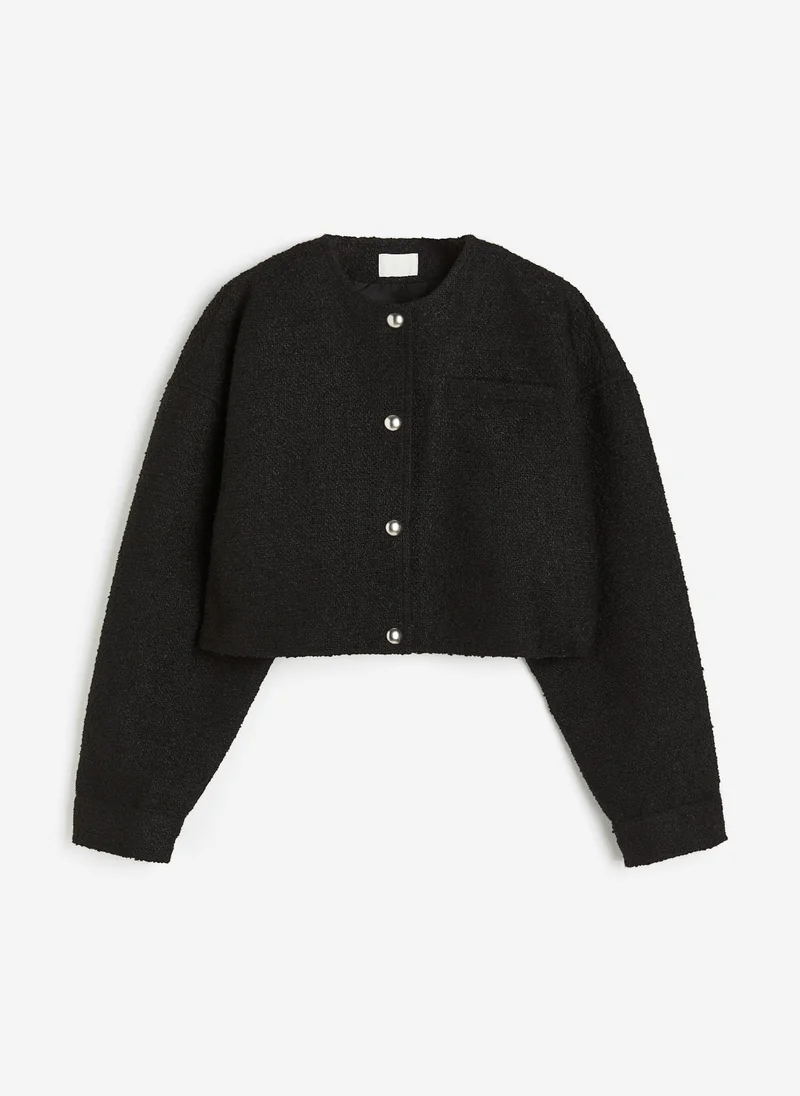 اتش اند ام Oversized Button-Front Jacket