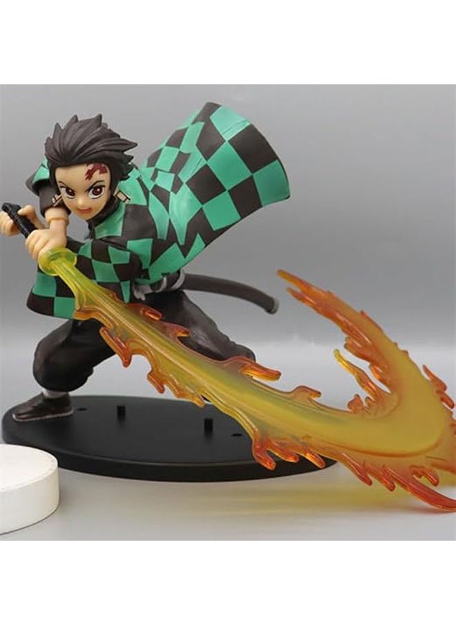 General Demon Slayer Character Set Vulcan Tanjiro Anime Character Demon Action Figures Realistic Anime Character Model Collection For Friends Children's Birthday Gifts Home Decoration  - Image 3