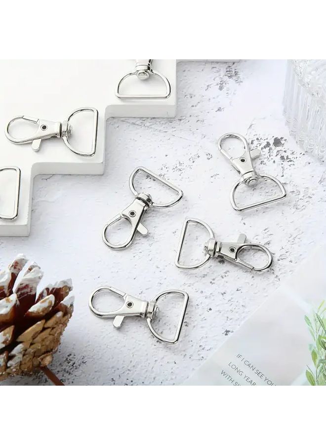 12pcs Bronze Swivel Hook Keychain Clip D Ring Lanyard Hardware for DIY Crafts - Image 4
