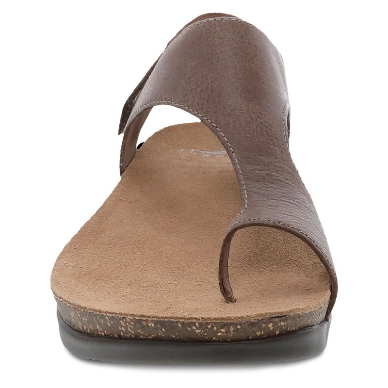 Dansko Reece Sandal for Women - Memory Foam and Cork Footbed for Comfort and Arch Support - Lightweight Rubber Outsole for Long-Lasting Wear Stone 5.5-6 M US - Image 4