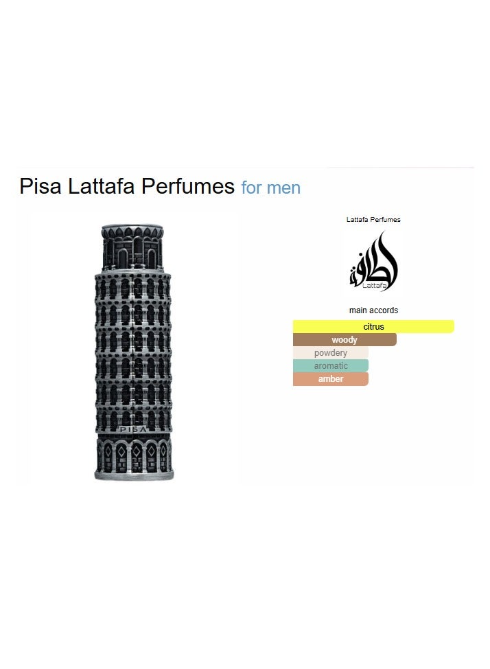 لطافة عطر بيزا للرجال 100 مل - Image 2