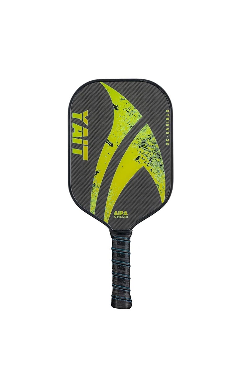 YAIT Sports Xtrieve-3K Pickleball Paddle |16mm 3K Carbon Fiber Woven Surface (T700) | Dense 8 mm PP Honeycomb Core| Enhanced Power & Precision Spin| AIPA Approved Pickle ball Racket of USAPA Standards - Image 1