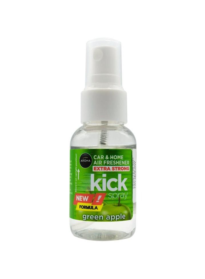 AROMA Green AppIe Smell Kick Spray Extra Strong Air Freshener For Car And Home New Formula 30ml - Image 2