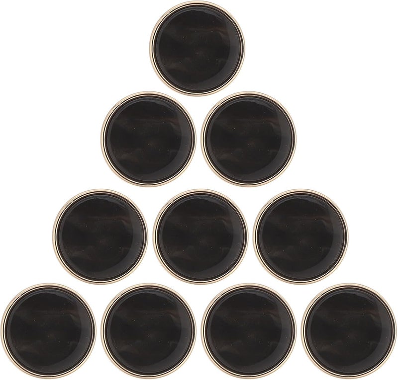 10pcs Round Resin Flat Coat Buttons 20mm Shank Blazer Sewing Buttons for Woolen Coats Suits Crafts DIY Accessories - Image 1