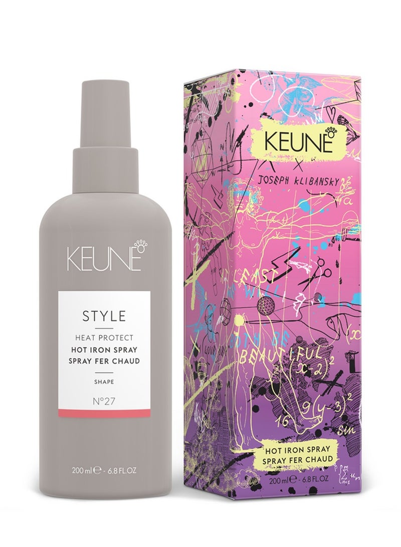 Keune - Style Hot Iron Spray  For Hair Protective Shield From Heat Up To 230 C (450 F) N27 - Image 1