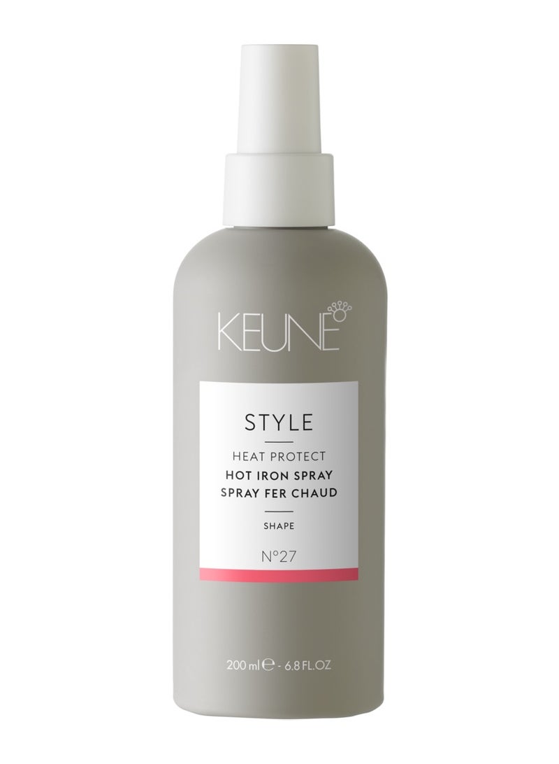 Keune - Style Hot Iron Spray  For Hair Protective Shield From Heat Up To 230 C (450 F) N27 - Image 2