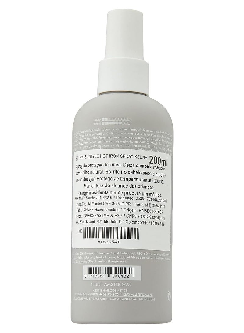 Keune - Style Hot Iron Spray  For Hair Protective Shield From Heat Up To 230 C (450 F) N27 - Image 3