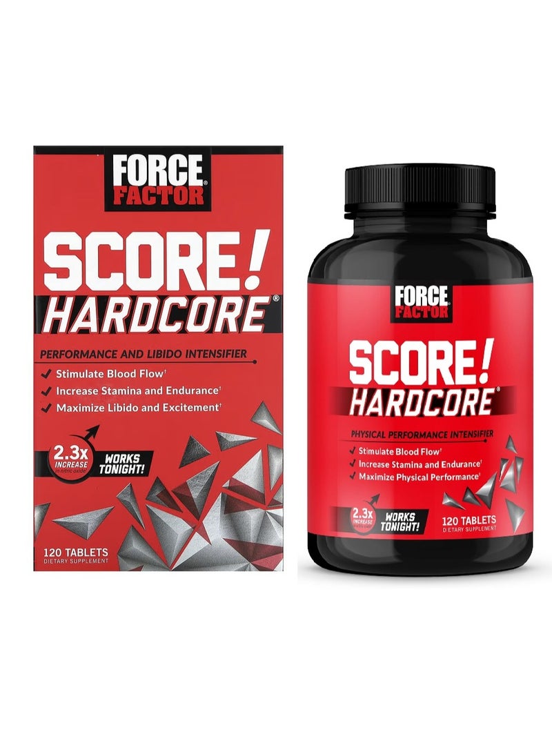 Force Factor SCORE! Hardcore - 120 Tablets  - Image 1