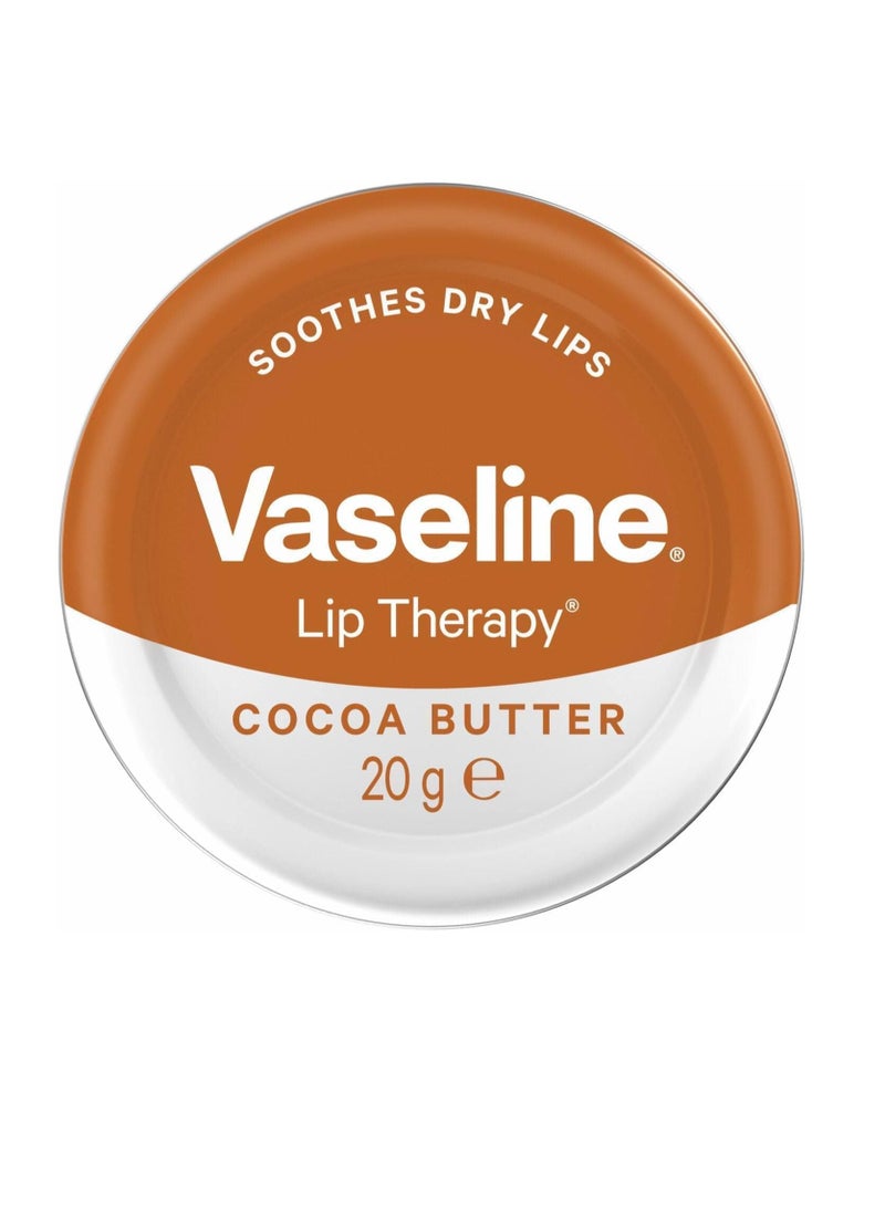 Vaseline Lip Therapy Petroleum Jelly Cocoa Butter Lip Balm 20g - Image 1