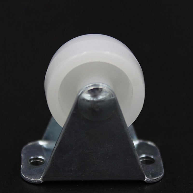 8 Pcs White PP Nylon Heavy Duty Silent Swivel Caster Wheels For Furniture Cart Trolley - Image 4