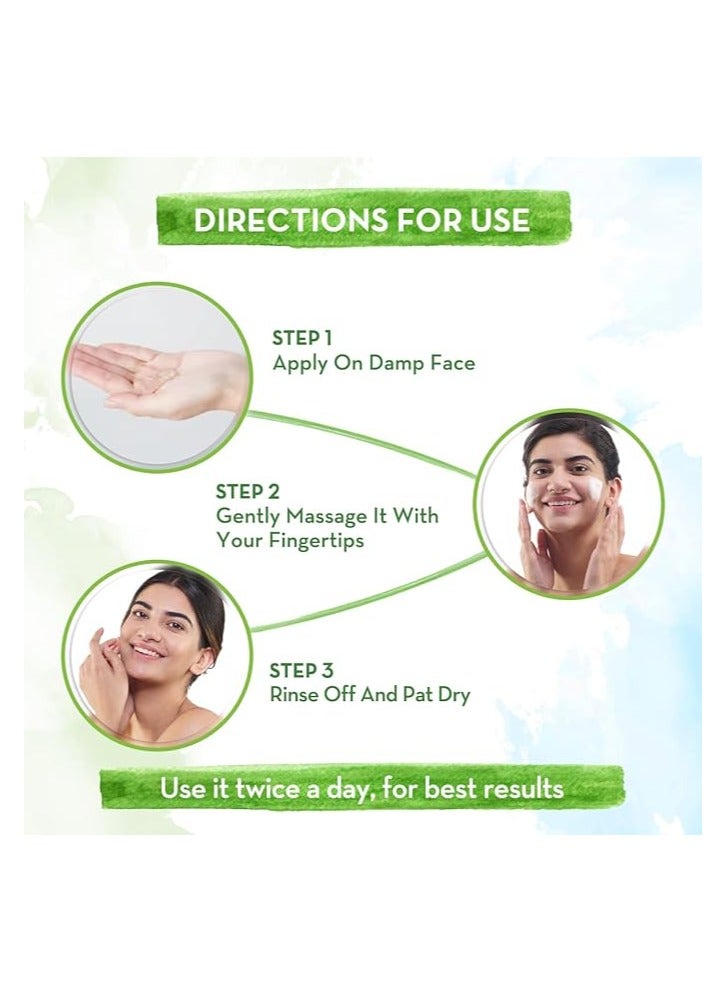 Mamaearth Rice Face Wash With Rice Water & Niacinamide for Glass Skin | Pack of 2 | 100 ml x 2