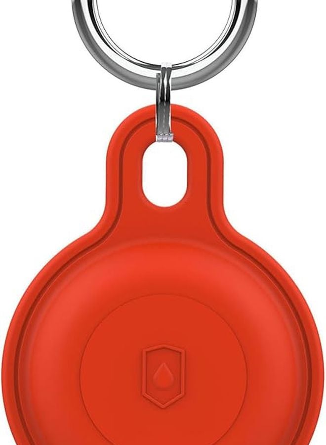 Silicone Protective Case for Apple AirTag with Keychain Anti Scratch Holder - Image 2