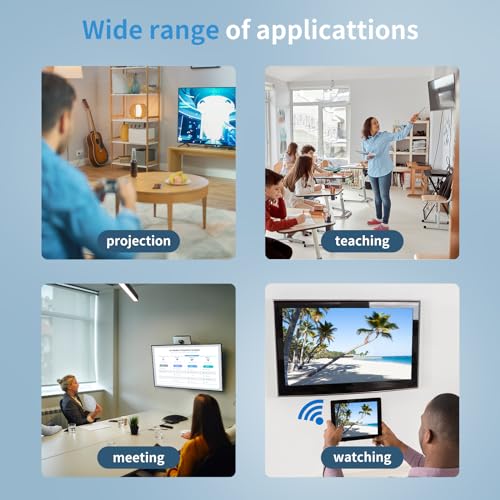 HRpart 4K Wireless Display Adapter Dongle,TV Adapter for The APP YouTube,for i-Phone, i-Pad, Android, Tablet, Laptop,Windows to HDTV/Monitor/Projector, Compatible Miracast, AirPlay, DLNA - Image 5