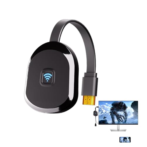 HRpart 4K Wireless Display Adapter Dongle,TV Adapter for The APP YouTube,for i-Phone, i-Pad, Android, Tablet, Laptop,Windows to HDTV/Monitor/Projector, Compatible Miracast, AirPlay, DLNA - Image 1