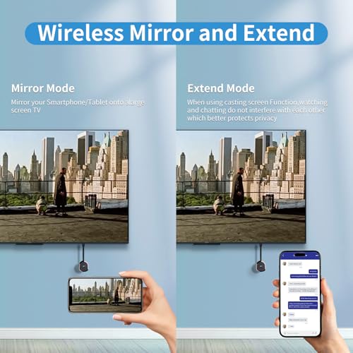HRpart 4K Wireless Display Adapter Dongle,TV Adapter for The APP YouTube,for i-Phone, i-Pad, Android, Tablet, Laptop,Windows to HDTV/Monitor/Projector, Compatible Miracast, AirPlay, DLNA - Image 4