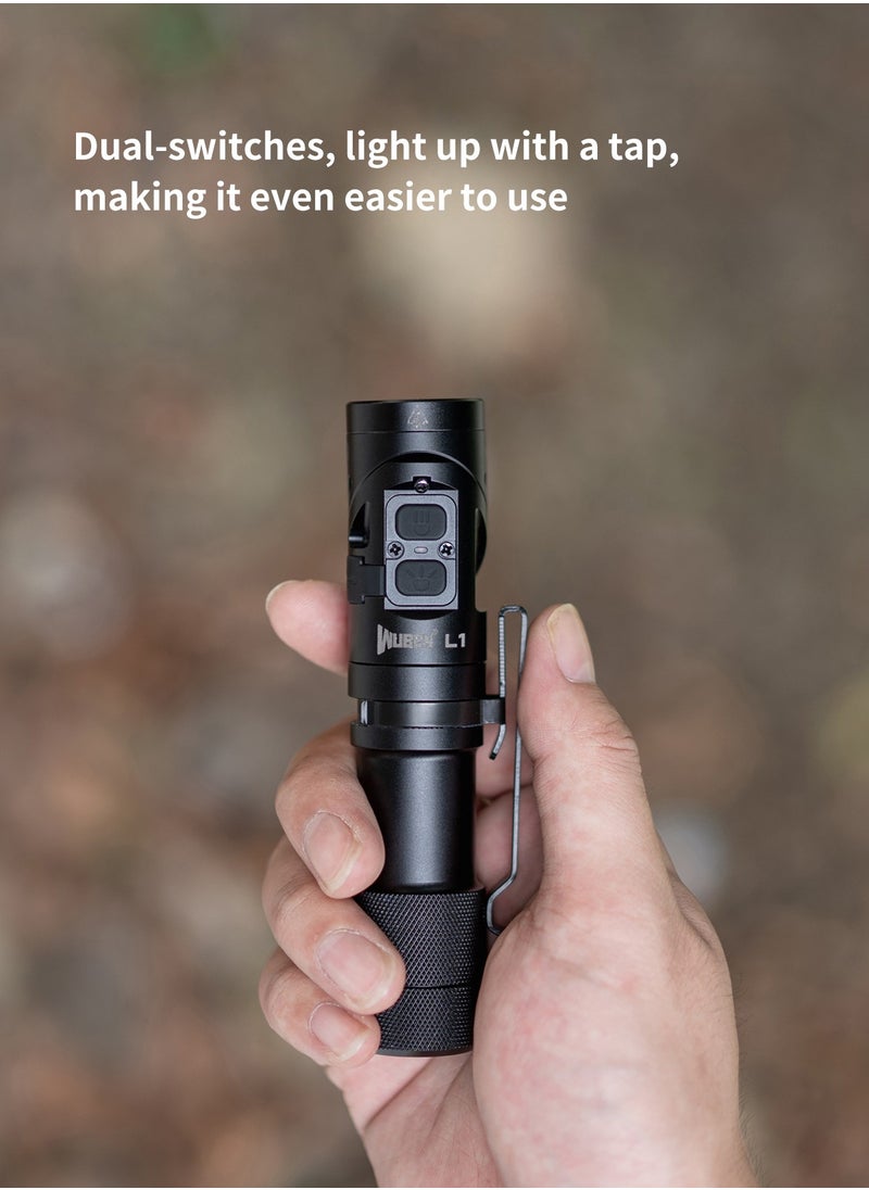 WUBEN - L1 Flashlight Rechargeable Led Flashlights High Lumens 2000 Lumen Dual Light, Powerbank for Phone Super Bright Tactical Multifunctional IP68 Waterproof Torchlight With Magnet  for Emergencies Camping - Image 1