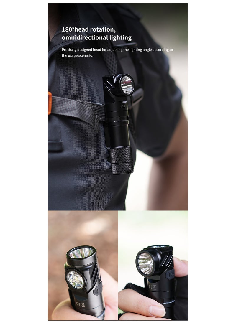 WUBEN - L1 Flashlight Rechargeable Led Flashlights High Lumens 2000 Lumen Dual Light, Powerbank for Phone Super Bright Tactical Multifunctional IP68 Waterproof Torchlight With Magnet  for Emergencies Camping - Image 1