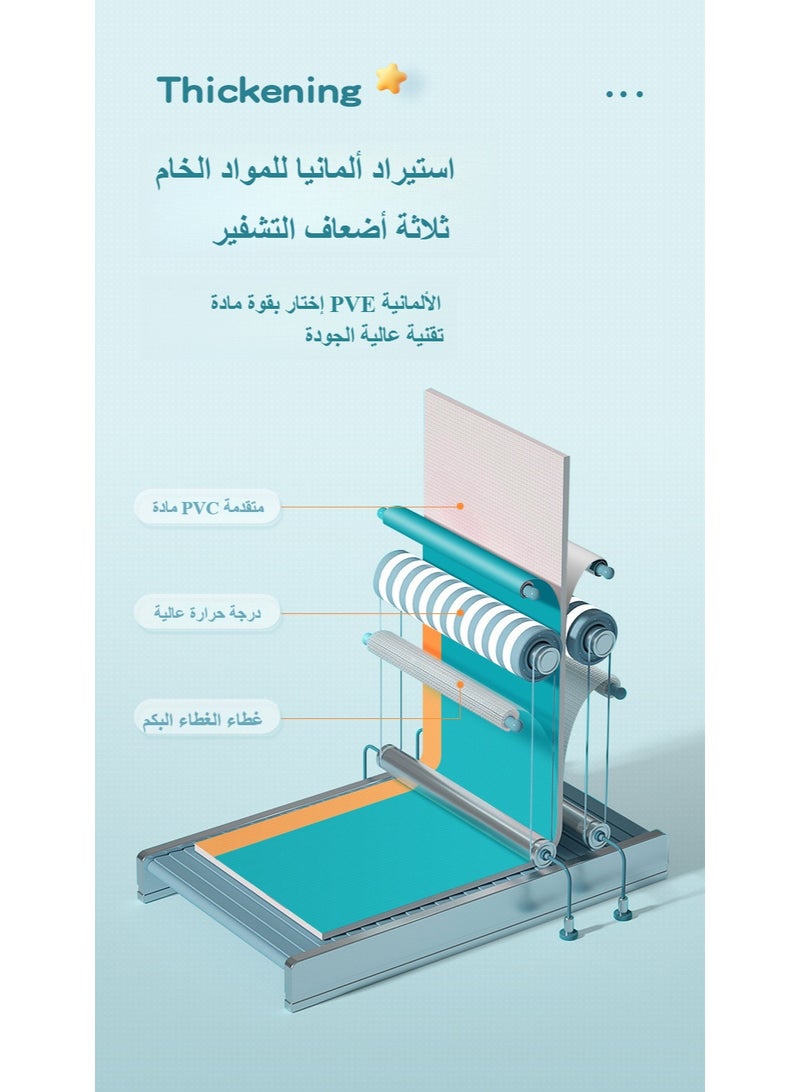 KSYN KO-KO Large Family Inflatable Swimming Pool, 300x170x56cm Adult Size | Easy Setup & Sturdy Construction for Backyard - Image 5