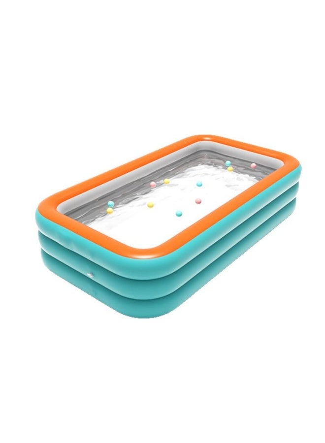 KSYN KO-KO Large Family Inflatable Swimming Pool, 300x170x56cm Adult Size | Easy Setup & Sturdy Construction for Backyard - Image 2