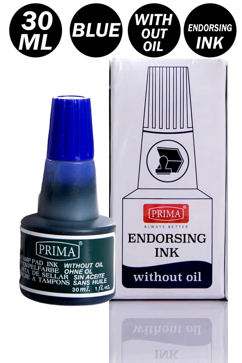 بريما حبر ختم أزرق 30 مل