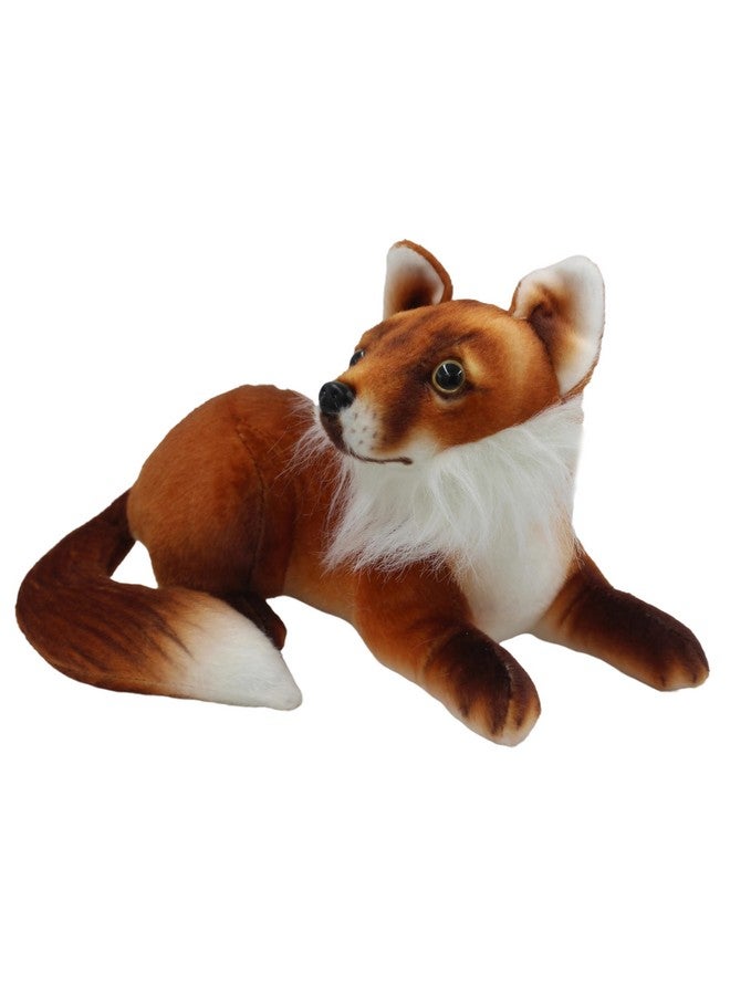 Tickles Tickles Laying Fox Soft Stuffed Plush Animal Toy for Kids Birthday Gifts (Color: Brown Size: 22 cm)  - Image 3