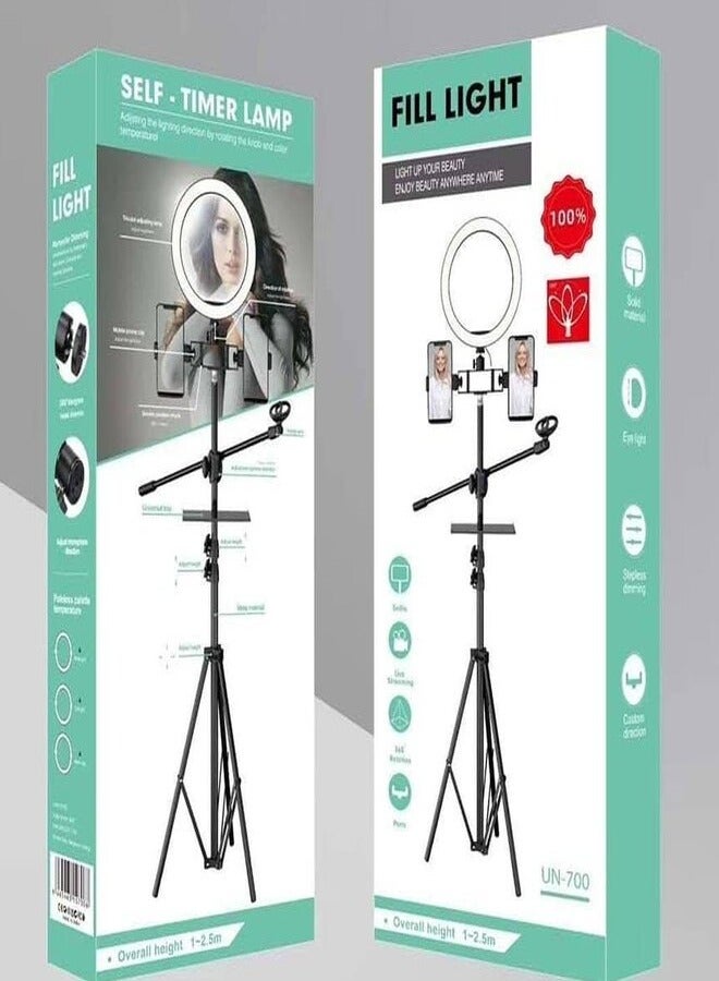 Tripod Stand LED Selfie Ring Light with Microphone Holder 3 IN 1 - Image 3