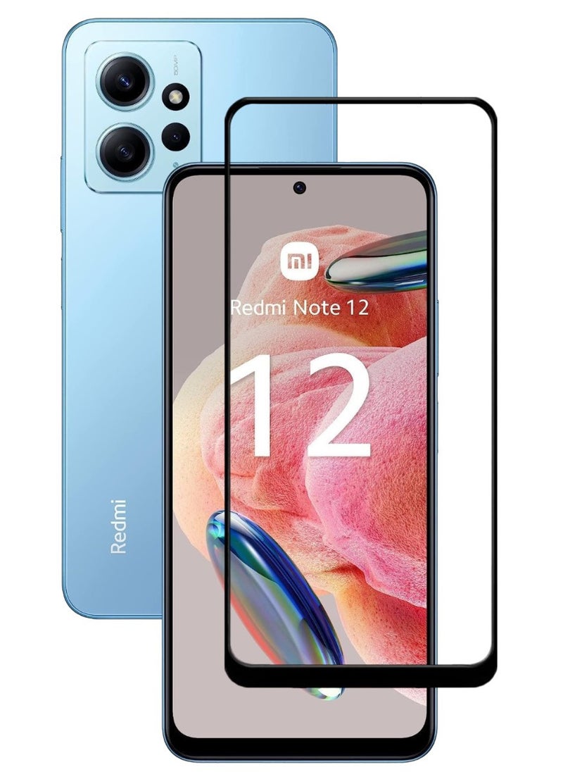 ACLIX Antistatic ESD Dustproof Premium Quality High Definition Tempered Glass Screen Protector Designed For Xiaomi Redmi Note 12 4G - Image 1