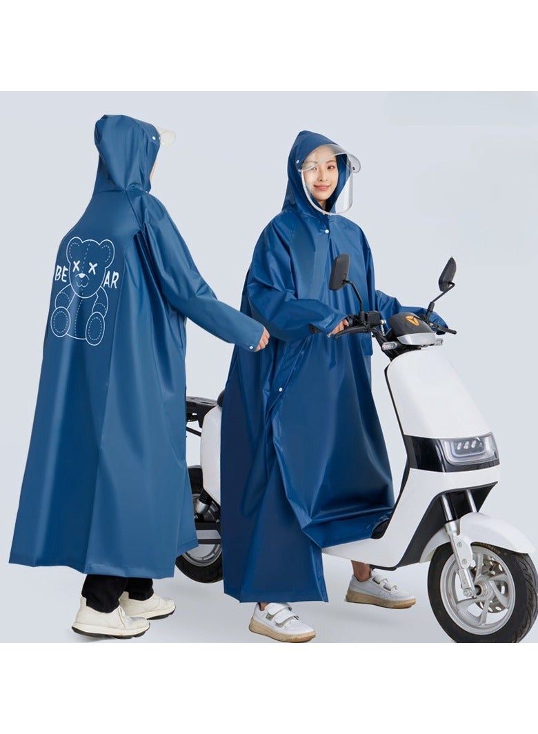 EBMINI Adult Raincoat Women's Long Full Body Rainstorm Proof Poncho  - Image 4