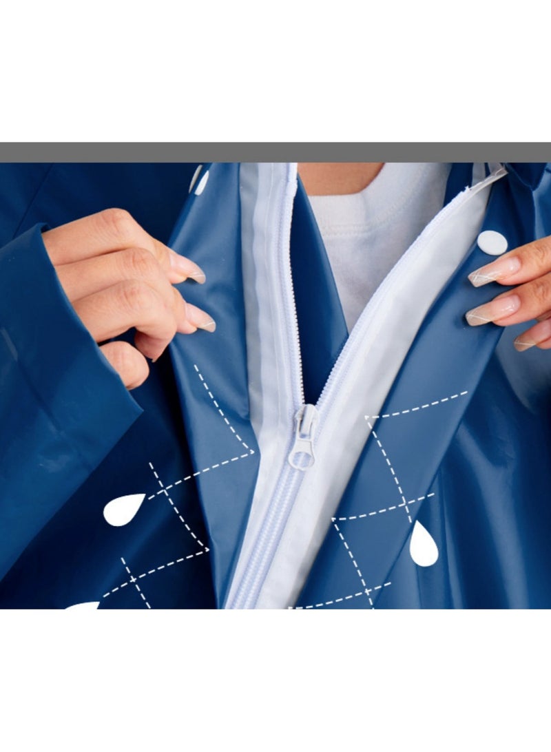 EBMINI Adult Raincoat Women's Long Full Body Rainstorm Proof Poncho  - Image 5