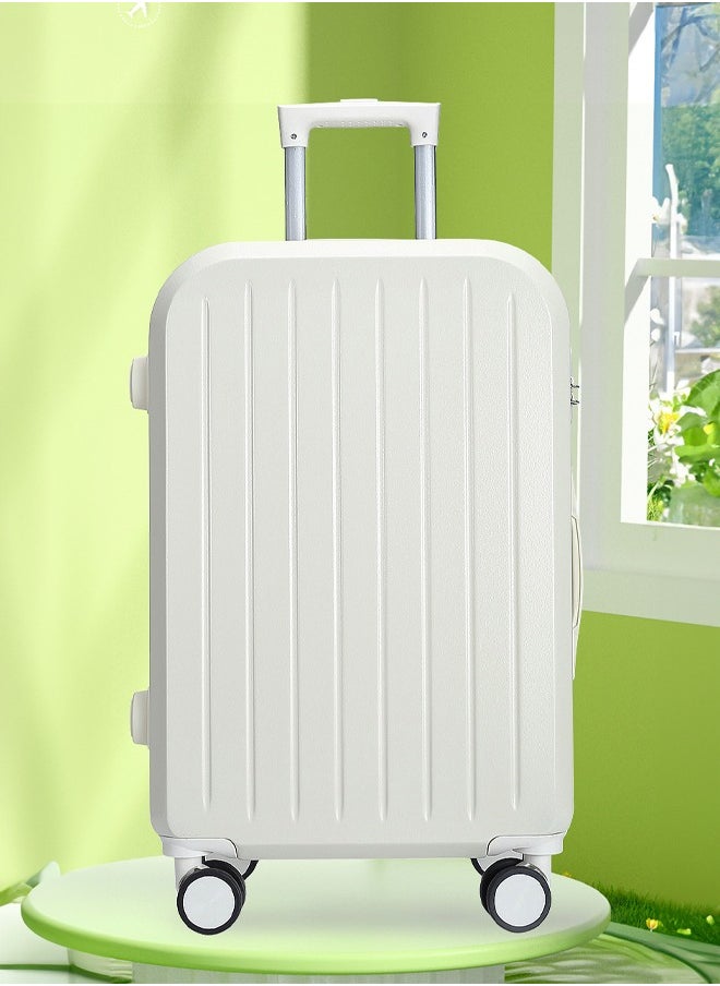 20 inch Travel Luggage Expandable PP Hard Shell Clearance Luggage with TSA Lock Spinner Wheels Inside Cup Holder and Front Inside Hook for Long Distance Travel by Airplane