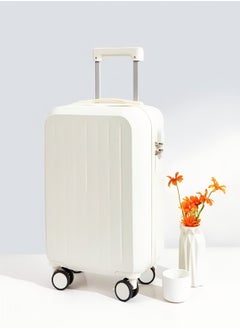 Occuwzz 20 inch Travel Luggage Expandable PP Hard Shell Clearance Luggage with TSA Lock Spinner Wheels Inside Cup Holder and Front Inside Hook for Long Distance Travel by Airplane  - Image 1