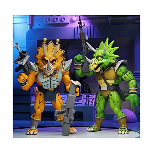 NECA 7 TMNT Cartonn Captain Zarax Zork 2 Pack Figure - Image 5