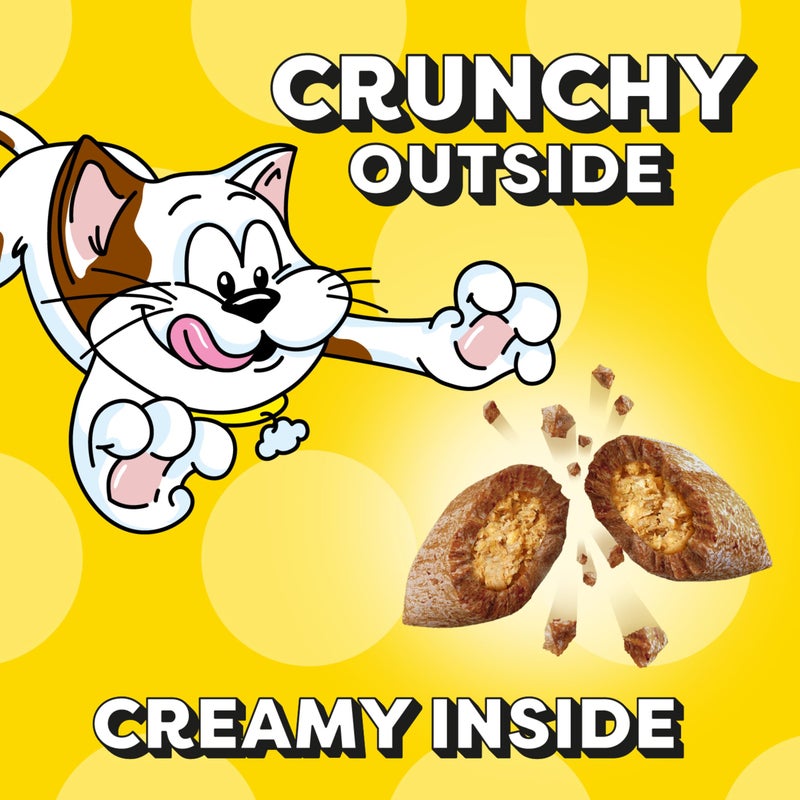 Temptations Cat Treats Classic Crunchy and Soft Cat Treats, Savory Salmon Flavor, 30 oz. Tub - Image 4