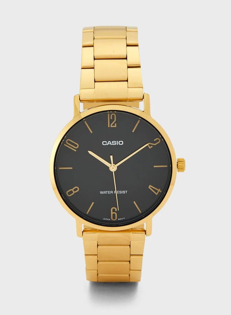 CASIO Mtp-Vt01G-1B2Udf Analog Watch