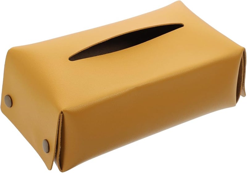 حامل صندوق المناديل الأسود لسطح المكتب مقاوم للأوساخ - تصميم مثالي للمنزل والمكتب والسفر - Image 2