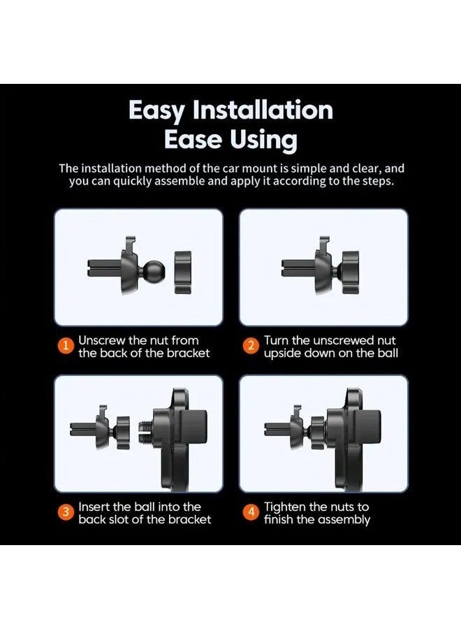 سيندم حامل شاحن سيارة لاسلكي بقوة 15 وات، حامل شاحن للهاتف المحمول حساس للمس - Image 4