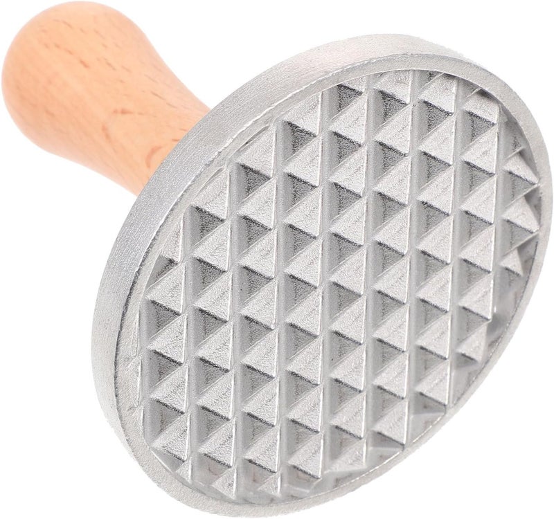 Creative Zinc Alloy Cookie Press Biscuit Mold with Diamond Heart Shape for Baking and Fondant Decorating Supplies - Image 1