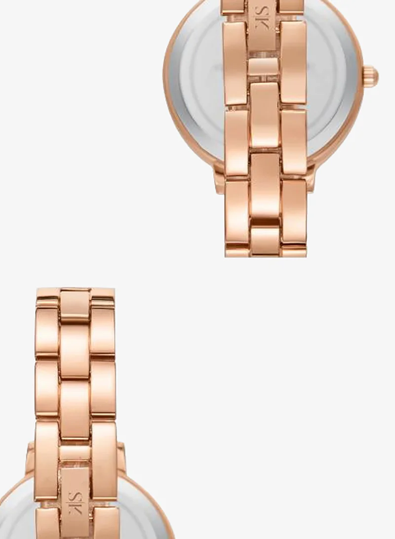 Kenneth Scott Pink Women's Alloy Analog Watch K23501-RBPP - 32 mm for Women | Best Price UAE