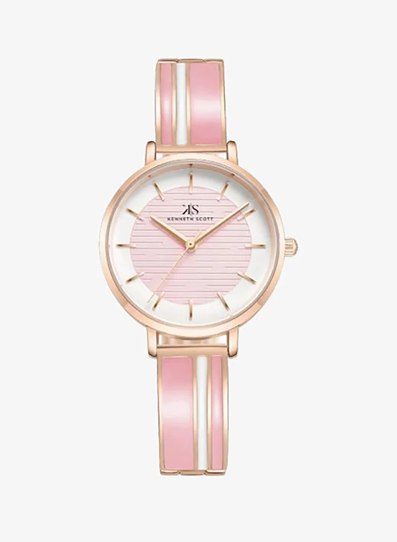 Kenneth Scott Women's Alloy Analog Watch K23501-RBPP - 32 mm
