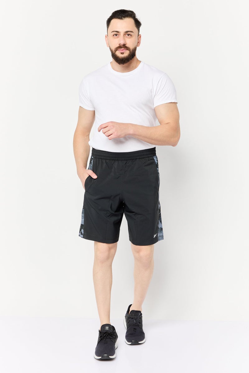 Reebok Men Sportswear Fit Training Shorts, Black  - Image 3