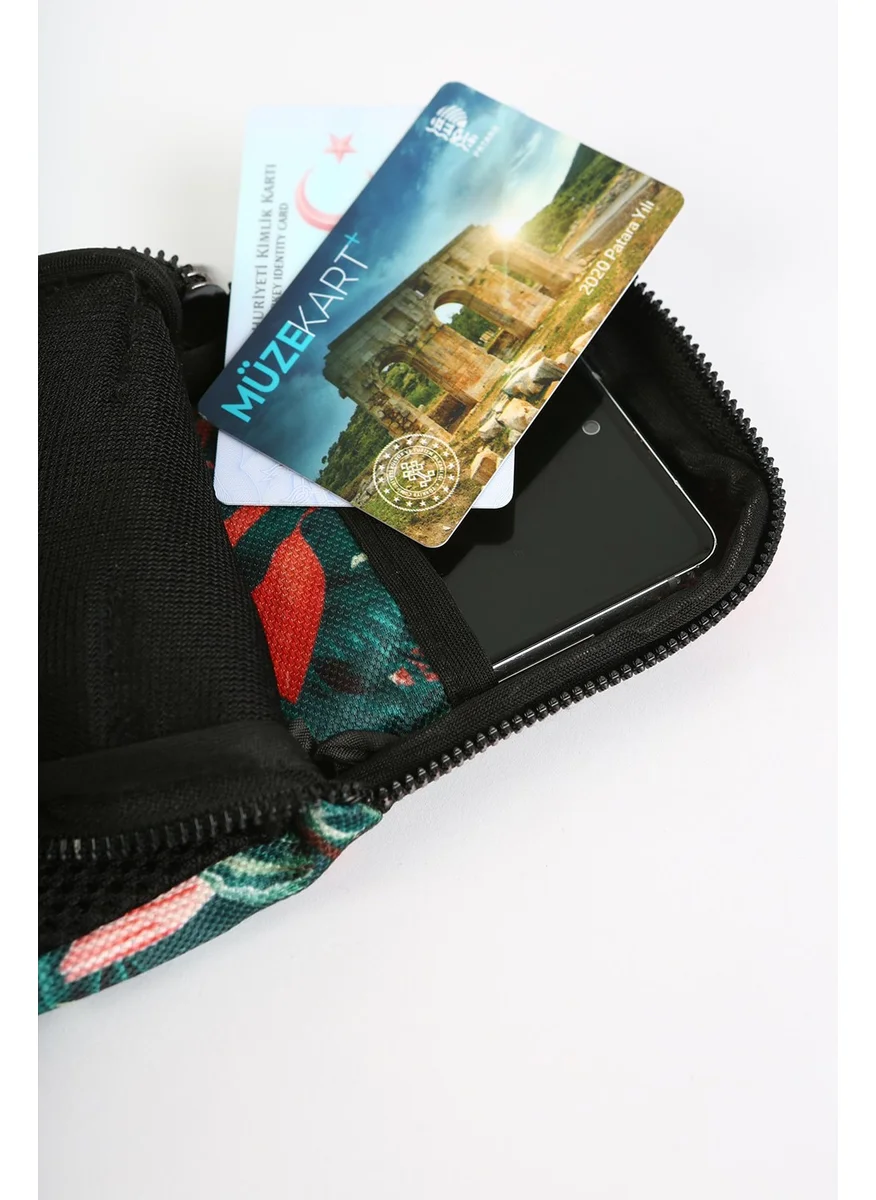 Hamur Dough Sports Arm Wrist Phone Bag Flower