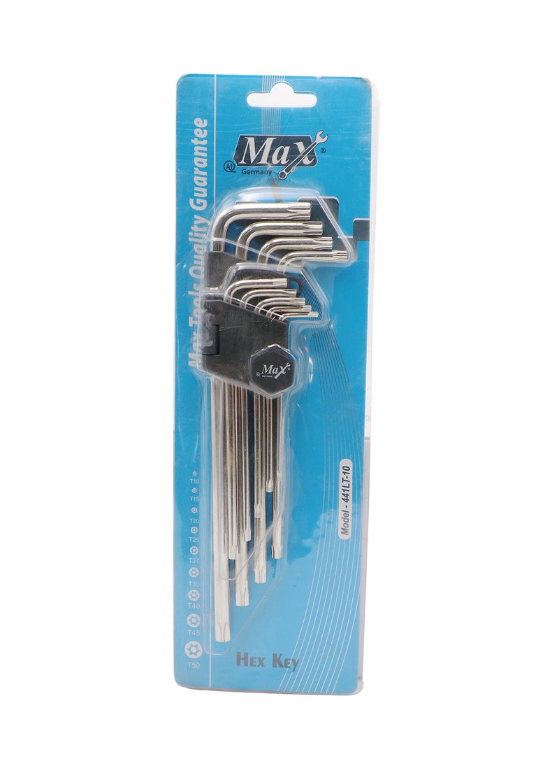 Max Germany 441LT-10 Torx Allen Long Key Set, 9 Pieces - Image 3